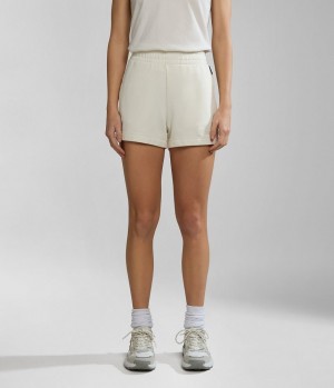 Napapijri Iaato Bermuda Shorts Kurze Hose Damen Weiß | CHM-034912