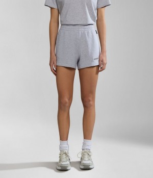 Napapijri Iaato Bermuda Shorts Kurze Hose Damen Hellgrau | YUH-853027
