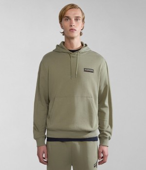 Napapijri Iaato Summer Hoodie Hoodie Herren Grün | WYM-069875