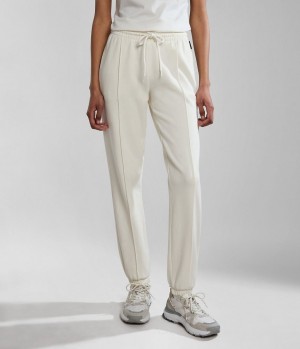 Napapijri Iaato Summer Joggers Jogginghose Damen Weiß | HYW-601483