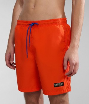 Napapijri Iaato Summer Trunks Schwimmhose Herren Orange | UVW-457602