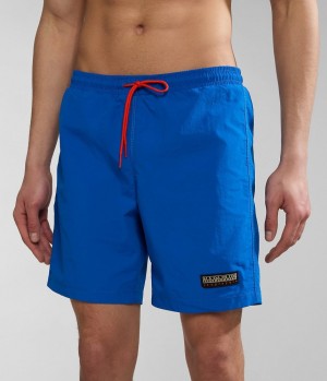 Napapijri Iaato Summer Trunks Schwimmhose Herren Blau | ITS-682530