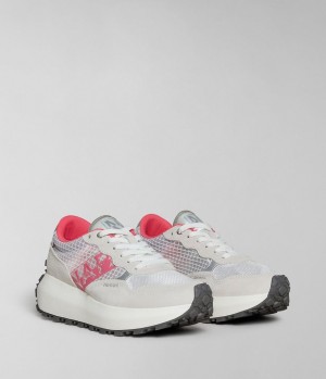 Napapijri Katrina Mesh Trainers Sportschuhe Damen Weiß | HXP-976340