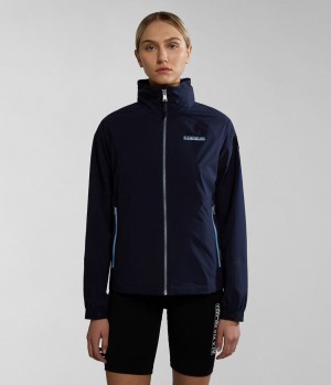 Napapijri Kendall Short Jacket Windjacke Damen Dunkelblau | WOT-608719
