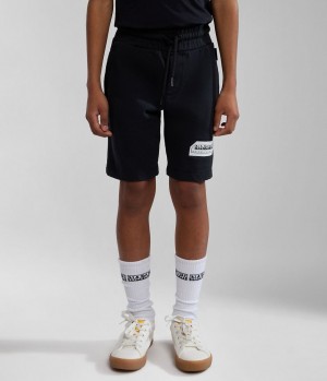 Napapijri Kitik Bermuda Shorts (4-16 YEARS) Kurze Hose Kinder Schwarz | IBF-408726