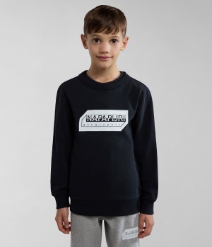 Napapijri Kitik Sweatshirt (4-16 YEARS) Sweatshirts Kinder Schwarz | LVN-037526
