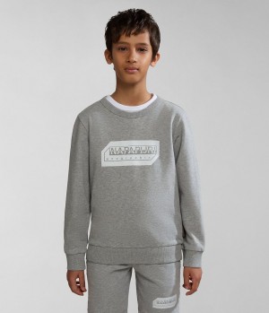 Napapijri Kitik Sweatshirt (4-16 YEARS) Sweatshirts Kinder Grau | KEQ-937804