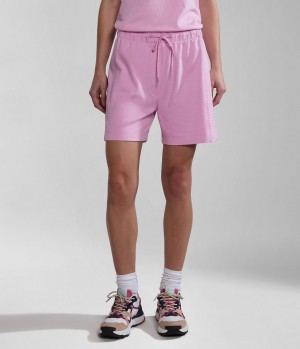Napapijri Kreis Bermuda Shorts Kurze Hose Damen Rosa | VOX-156874