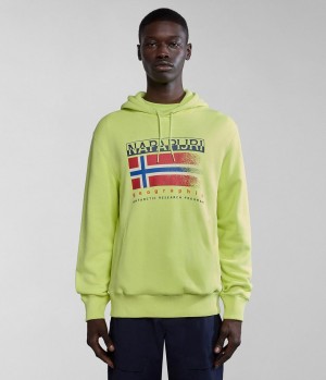 Napapijri Kreis Hoodie Hoodie Herren Gelb | NSI-604527
