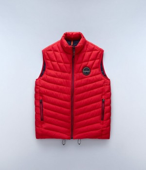 Napapijri Lapaz Vest Gilet Herren Rot | BZL-650724