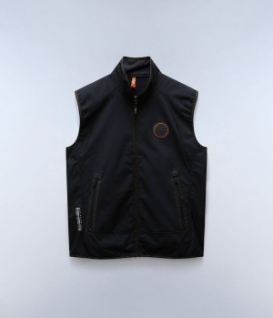 Napapijri Lorze Vest Gilet Herren Schwarz | UQD-243156