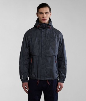Napapijri Makay Windbreaker with Dyneema Lightweight Jackets Herren Dunkelblau | PDB-748602