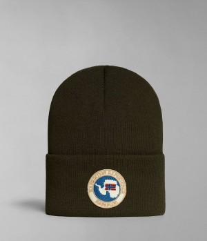 Napapijri Mountain Beanie Hüte Kinder Khaki Grün | YMD-718943