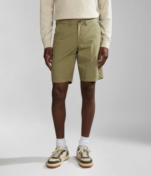 Napapijri Nakuru Bermuda Shorts Kurze Hose Herren Grün | IZB-418670