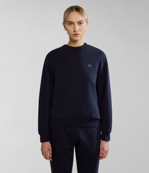 Napapijri Nina Summer Sweatshirt Sweatshirts Damen Dunkelblau | LGI-124583