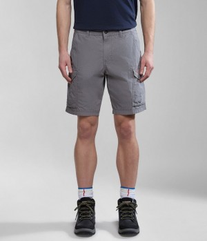 Napapijri Noto Bermuda Shorts Kurze Hose Herren Grau | KME-817269