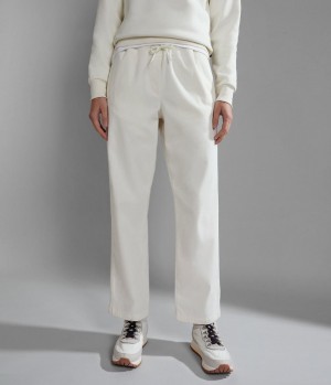 Napapijri Olette Trousers Jogginghose Damen Weiß | UBI-197685