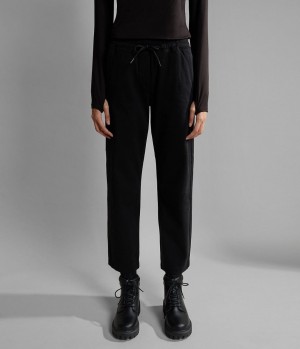 Napapijri Olette Trousers Jogginghose Damen Schwarz | QJI-849062