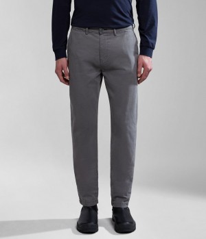 Napapijri Puyo All-Seasons Chino Trousers Chino-hosen Herren Grau | SAD-308294