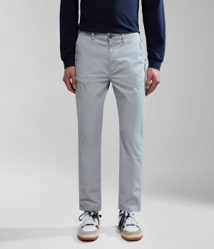 Napapijri Puyo Summer Chino Trousers Chino-hosen Herren Hellgrau | HTO-835612
