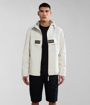 Napapijri Rainforest Open Summer Jacket Short Jackets Herren Weiß | ZTQ-367901