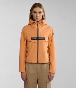 Napapijri Rainforest Open Summer Jacket Regenjacken Damen Orange | VSW-617349