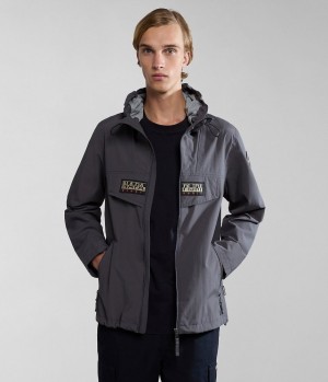 Napapijri Rainforest Open Summer Jacket Short Jackets Herren Dunkelgrau | PZF-203851