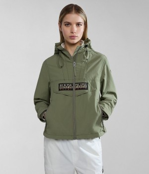 Napapijri Rainforest Open Summer Jacket Short Jackets Damen Grün | JGM-604217
