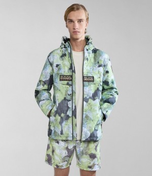 Napapijri Rainforest Open Summer Print Jacket Regenjacken Herren Multicolour | XCP-105897