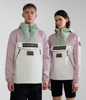 Napapijri Rainforest Ripstop Anorak Jacket - Unisex Anoraks Herren Multicolour | BKC-263719