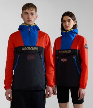Napapijri Rainforest Ripstop Anorak Jacket - Unisex Windjacke Damen Multicolour | RHE-345760