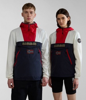 Napapijri Rainforest Ripstop Anorak Jacket - Unisex Windjacke Damen Multicolour | QUS-984270
