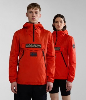 Napapijri Rainforest Ripstop Anorak Jacket - Unisex Windjacke Damen Orange | INY-149732