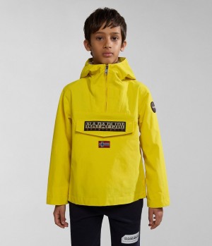 Napapijri Rainforest Summer Anorak Jacket (4-16 YEARS) Windjacke Kinder Gelb | BDH-618905
