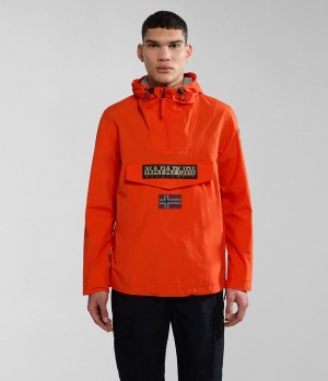 Napapijri Rainforest Summer Anorak Jacket Windjacke Herren Orange | SVQ-901643