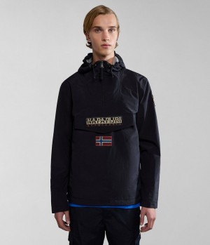 Napapijri Rainforest Summer Anorak Jacket Windjacke Herren Schwarz | HUJ-408962
