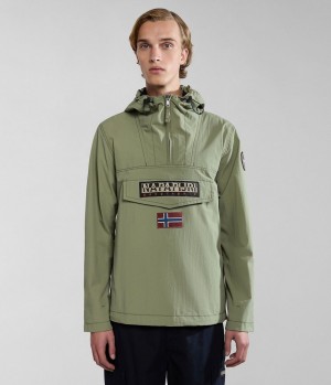 Napapijri Rainforest Summer Anorak Jacket Anoraks Herren Grün | GOK-072639