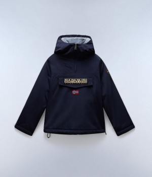 Napapijri Rainforest Winter Anorak Jacket (4-16 YEARS) Anoraks Kinder Dunkelblau | XPQ-307924