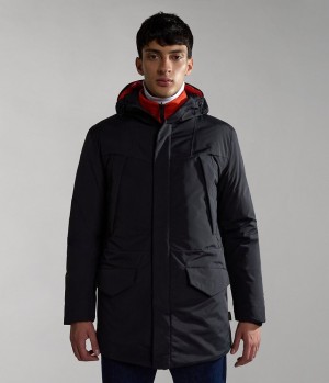 Napapijri Rankine Parka Jacket Parka Jacken Herren Schwarz | ZPA-412978