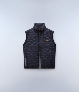 Napapijri Sarine Vest (4-16 YEARS) Gilet Kinder Dunkelblau | LAZ-019457