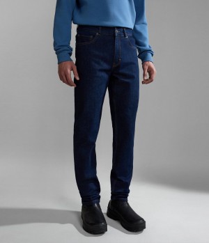 Napapijri Solveig Denim Chino-hosen Herren Dunkelblau | ULO-659842