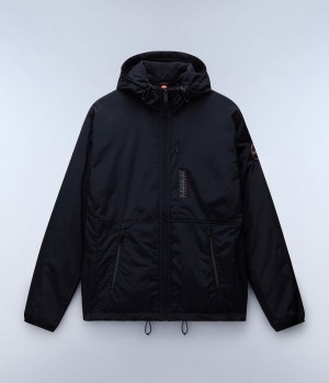 Napapijri Tundra Winter Jacket Lightweight Jackets Herren Schwarz | LUT-014793