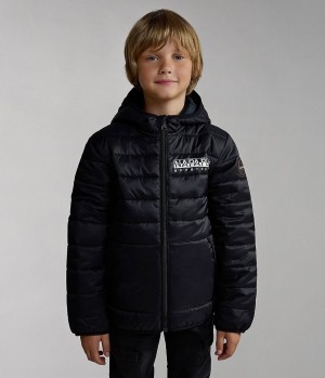 Napapijri Verna Puffer Jacket (4-16 YEARS) Pufferjacke Kinder Schwarz | BHA-238197