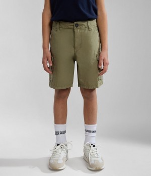 Napapijri Whati Bermuda Shorts (4-16 YEARS) Kurze Hose Kinder Grün | FXR-615209