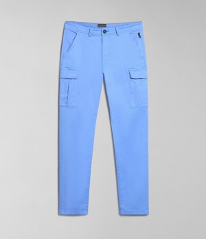 Napapijri Yasuni Cargo Trousers Cargohose Herren Blau Blumen | XMK-658239
