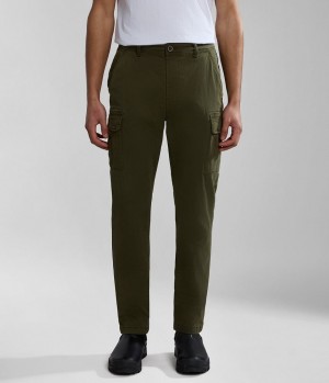 Napapijri Yasuni Cargo Trousers Cargohose Herren Khaki Grün | QBI-925617